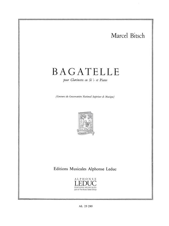 Marcel Bitsch: Bagatelle (Clarinet & Piano)