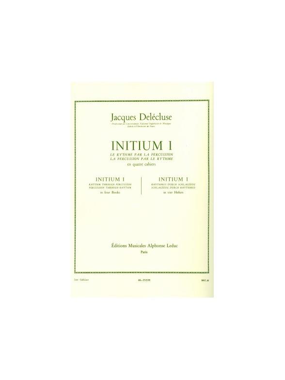 Jacques Delécluse: Initium 1 (Percussion solo)