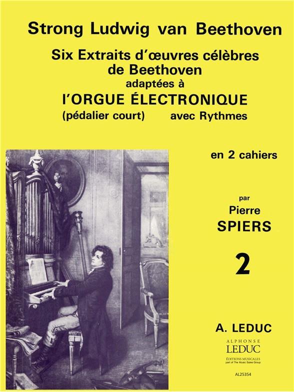 Beethoven Ludwig Van Volume 2 (Spiers) Electric Organ Book