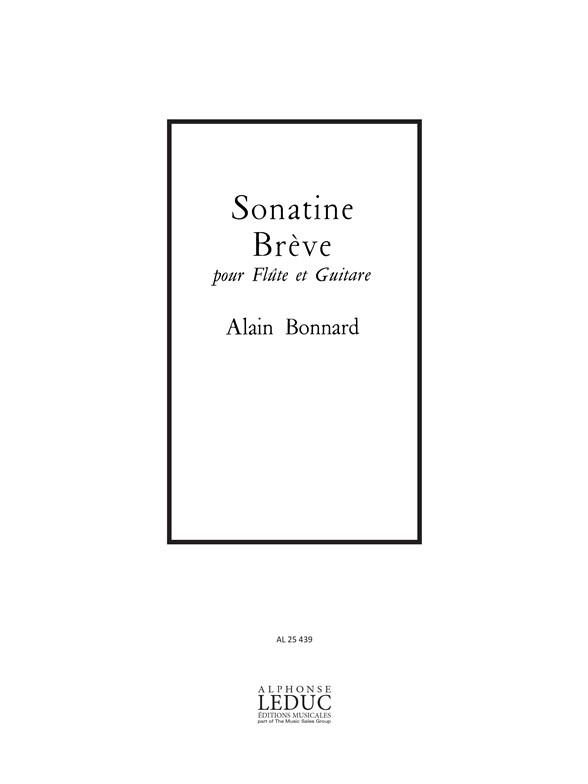 Alain Bonnard: Sonatine brève (Flute & Guitar)