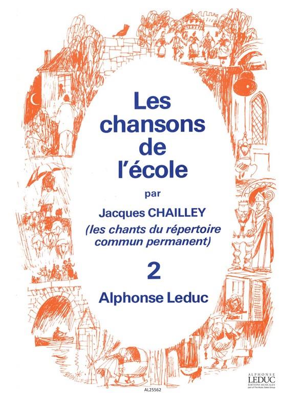 Chailley Chansons De L'ecole Vol 2 Voice Or Recorder & Percussion Bk