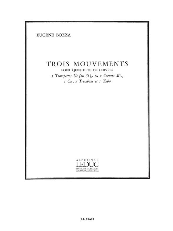 Eugène Bozza: 3 Mouvements (Quintet-Brass)
