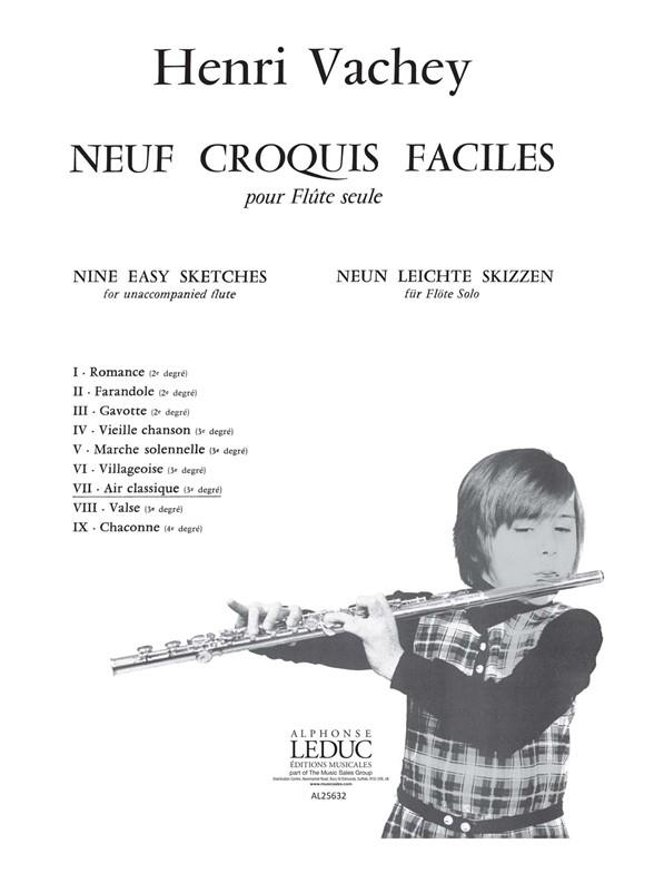 Henri Vachey: Air classique (Flute solo)