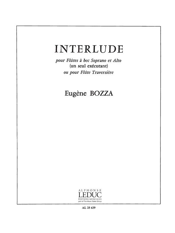 Eugène Bozza: Interlude (Flute solo)