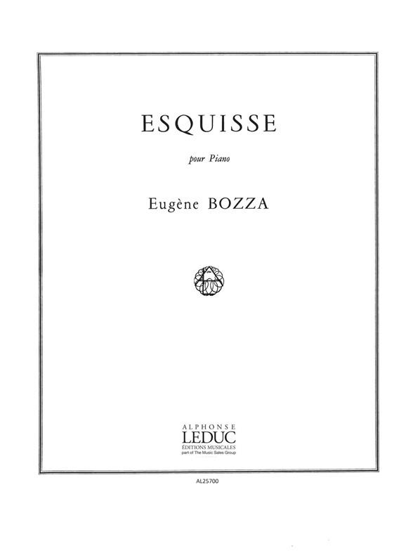 Eugène Bozza: Esquisse (Piano solo)