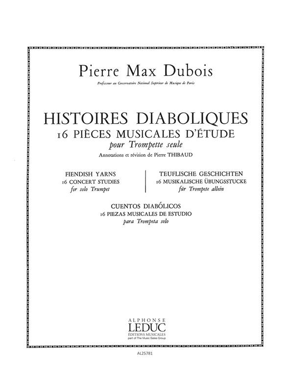 Pierre Max Dubois: Histoires diaboliques (Trumpet solo)