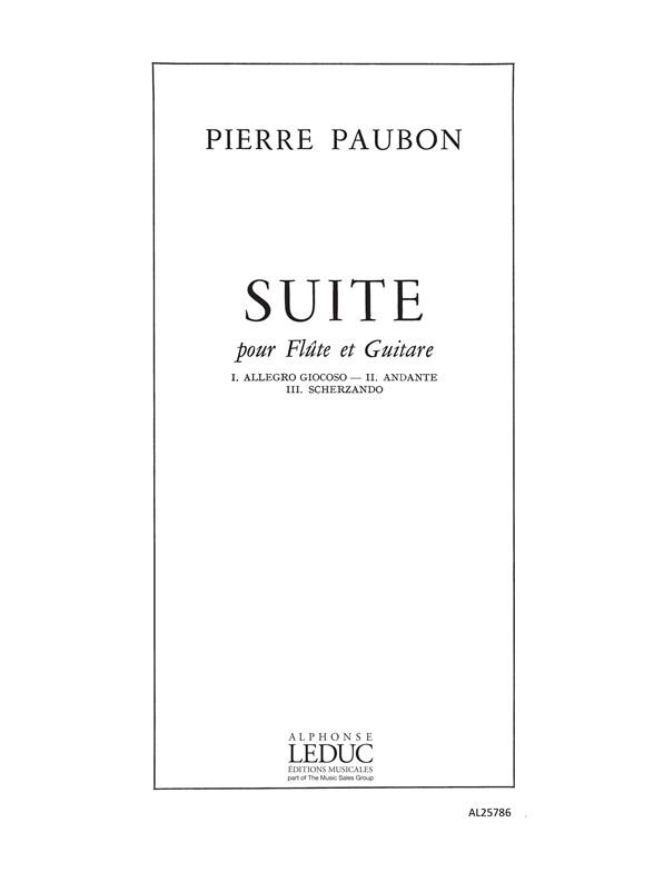 Pierre Paubon: Suite (Flute & Guitar)