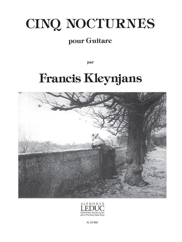 Francis Kleynjans: 5 Nocturnes (Guitar solo)