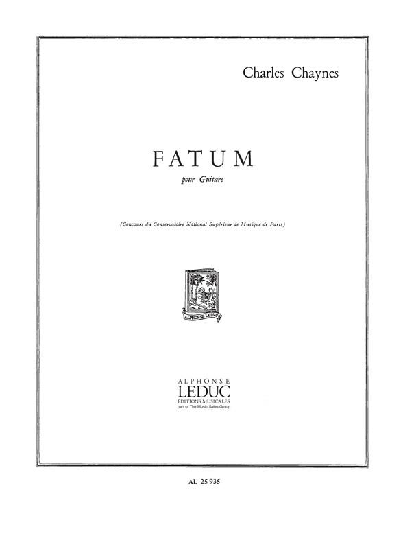 Charles Chaynes: Fatum (Guitar solo)