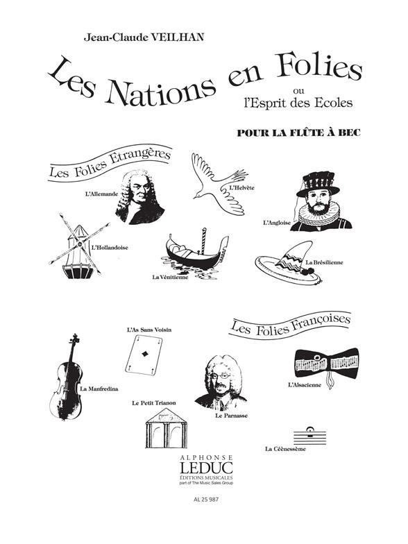Jean-Claude Veilhan: Les Nations en Folies (alto) (Recorder solo)