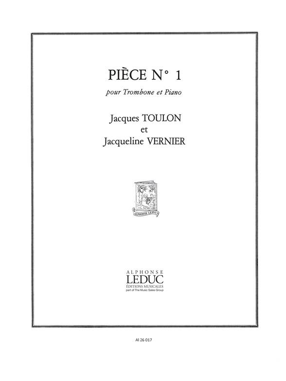 Jacques Toulon: Pièce No.1 (Trombone & Piano)