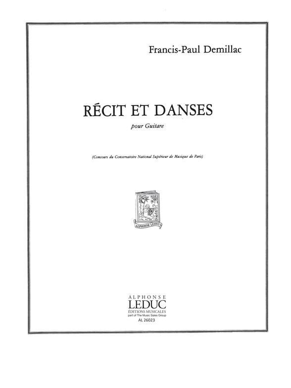 Francis-Paul Démillac: Réçit et Danse (Guitar solo)