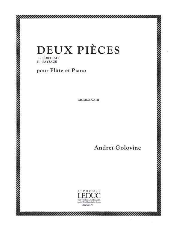 Andreï Golovine: 2 Pièces (Flute & Piano)