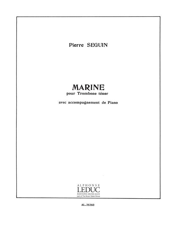 Pierre Séguin: Marine (Trombone & Piano)