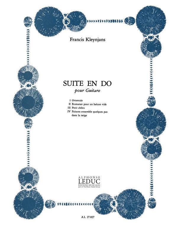 Francis Kleynjans: Suite in C (Guitar solo)