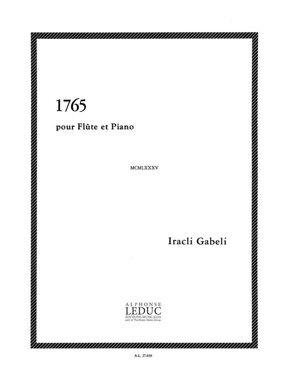 Iracli Gabeli for Flute and Piano