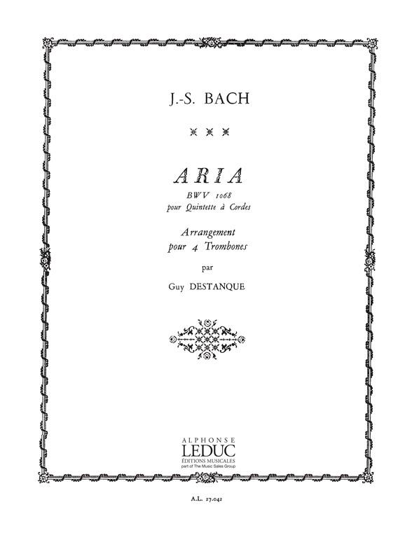 Johann Sebastian Bach: Aria (Trombones 4)