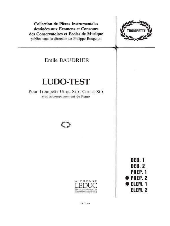 Yves Baudrier: Ludo-Test (Trumpet & Piano)