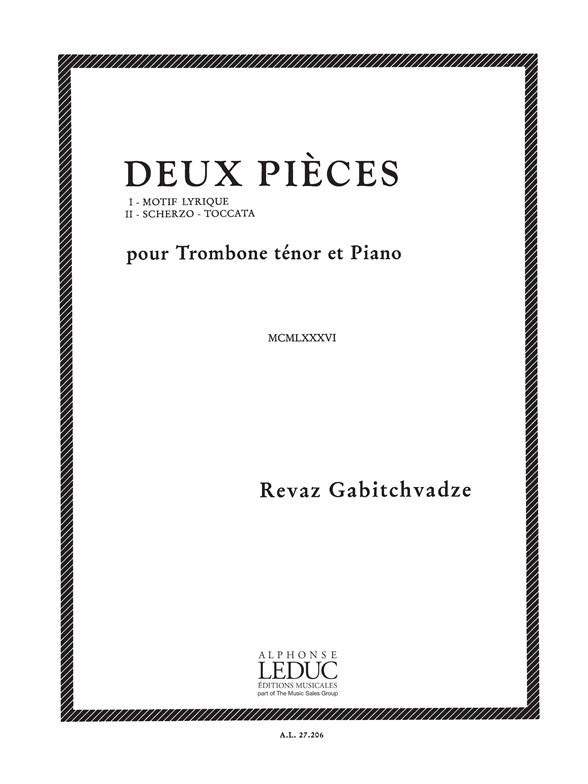 Revaz Kondrat'yevich Gabitchvadzé: 2 Pièces (Trombone & Piano)