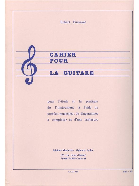 Puissant: Cahier pour la Guitare (Guitar solo)