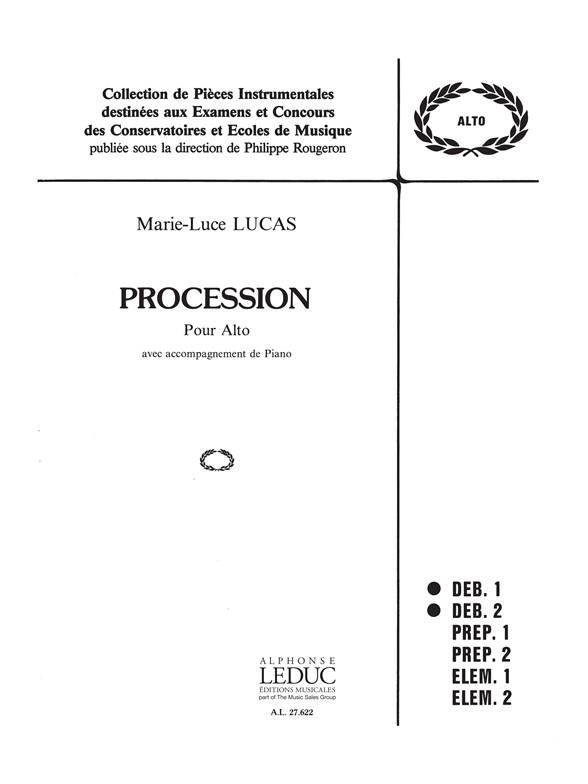 Lucas Procession Collection Rougeron Viola & Piano Book