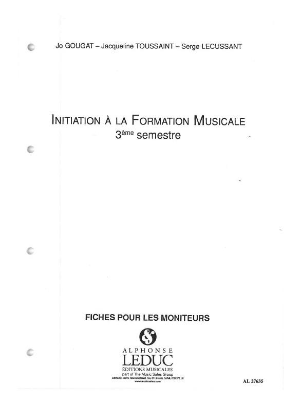 Lecussant I. F. M. Fiches Pedagogiques Moniteur No.3 Le Complet Book