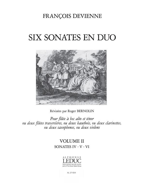 François Devienne: 6 Sonates en Duo Vol.2 (Miscellaneous)
