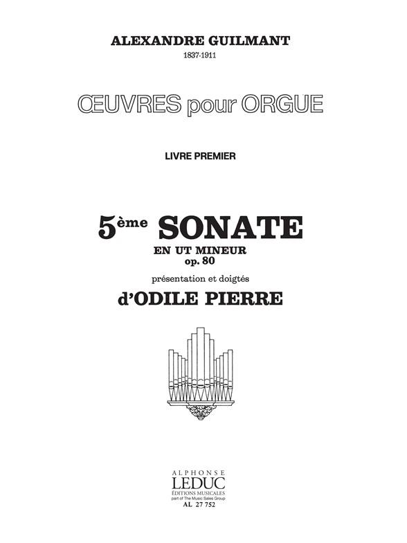 Félix-Alexandre Guilmant: Oeuvres pour Orgue Vol.1 (Organ)