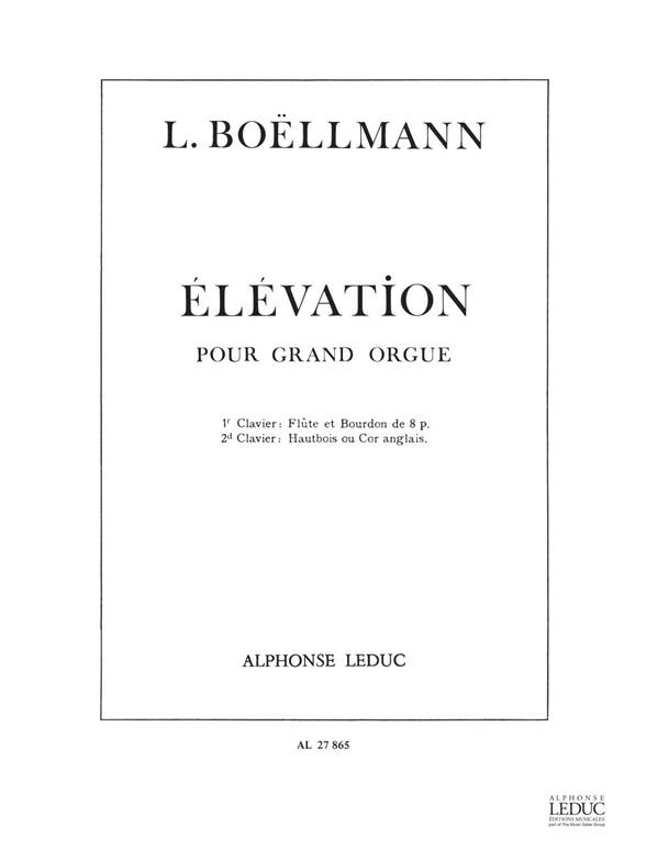 Léon Boëllmann: Elévation (Organ)