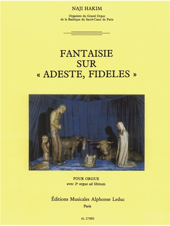 Hakim Fantaisie Sur Adeste Fideles Organ Book