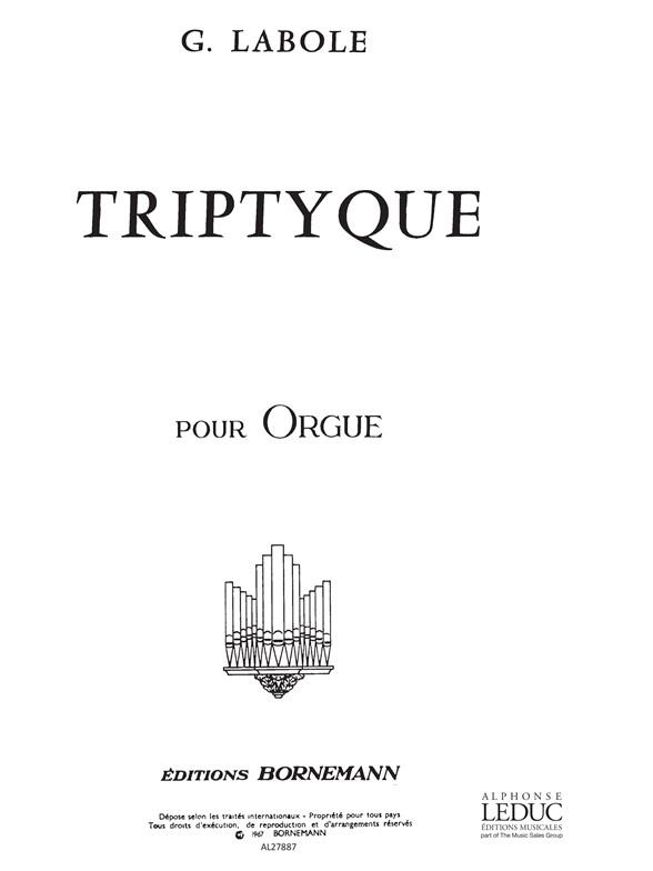 G. Labole: Triptyque (Organ)