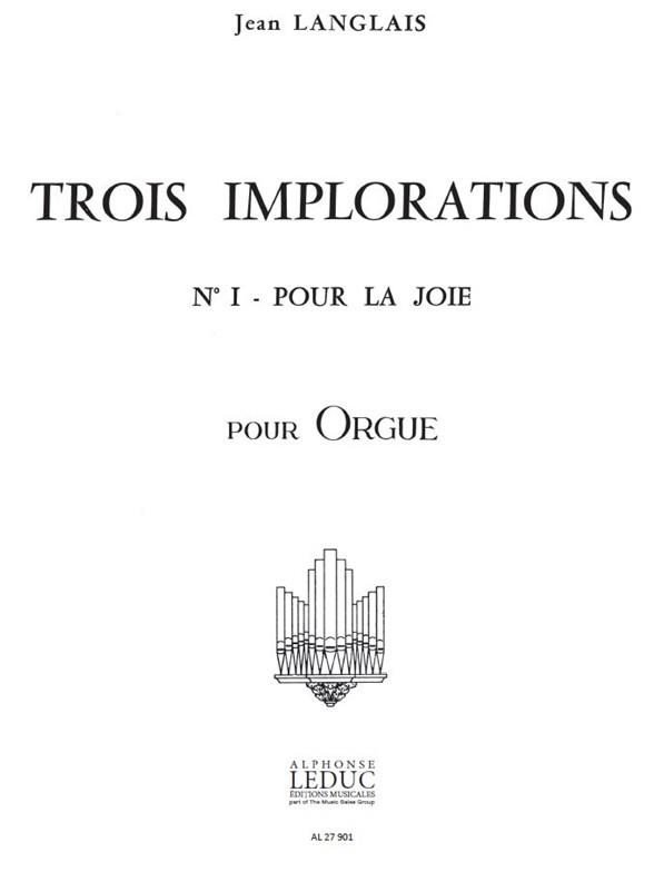 Jean Langlais: 3 Implorations No.1 (Organ)