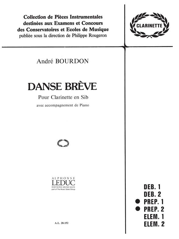 André Bourdon: Danse brêve (Clarinet & Piano)