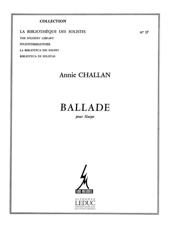 Challan Ballade Lm017 Harp Book