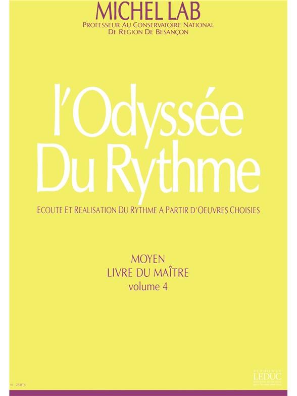Lab Odyssee Du Rythme Volume 4 Moyen Livre Du Maitre Book