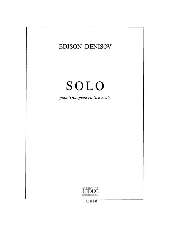 Edison Denisov: Solo (Trumpet solo)