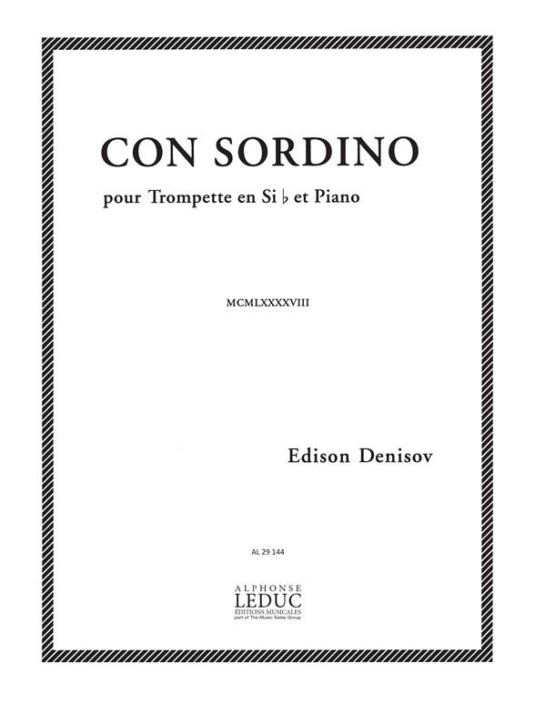 Edison Denisov: Con Sordino (Trumpet & Piano)