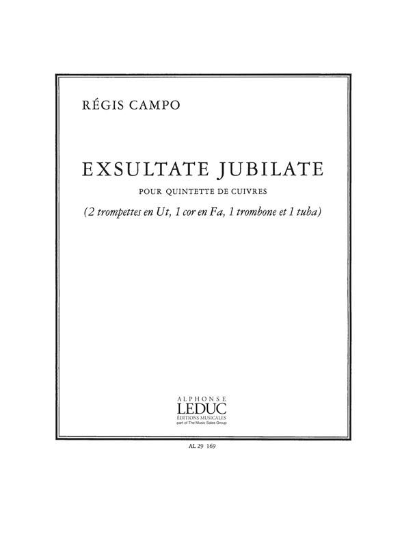 Régis Campo: Exsultate Jubilate (Quintet-Brass)