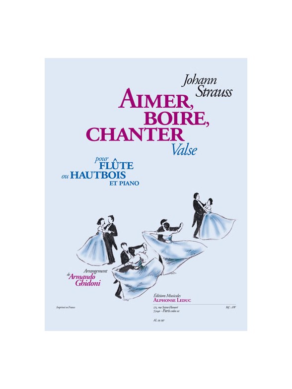 Johann Baptist II Strauss: Wine, Women and Song Op.333 (Flute & Piano)