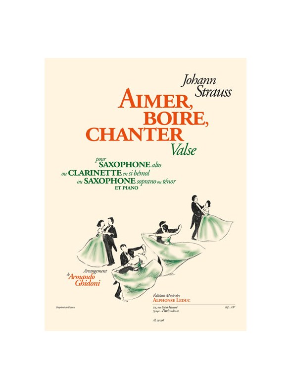 Johann Baptist II Strauss: Wine, Women and Song Op.333 (Clarinet & Piano)