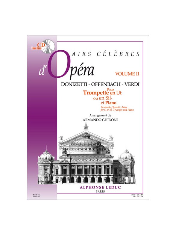 Favourite Opera Arias Tpt/Pno Bk 2 Bk/Cd