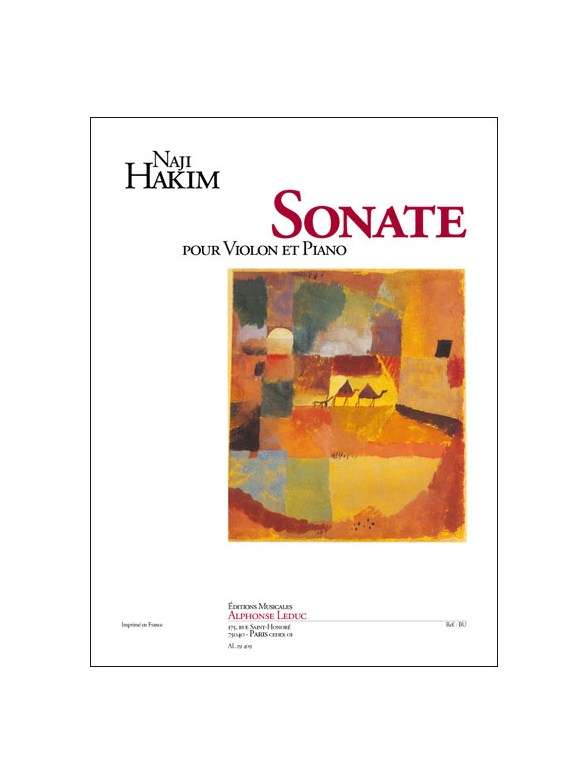 Naji Hakim: Sonata (Violin & Piano)