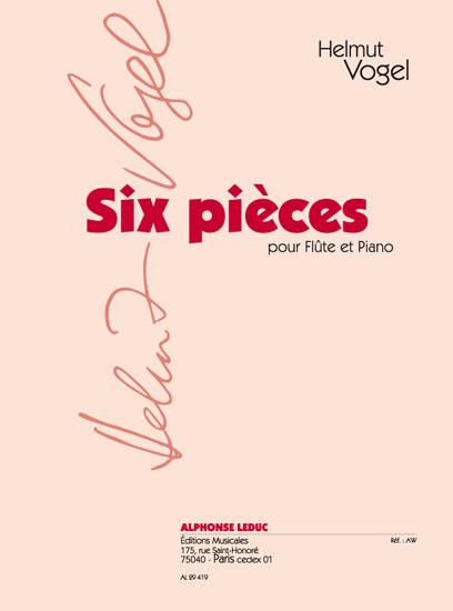 Helmut Vogel: 6 Pièces (Flute & Piano)