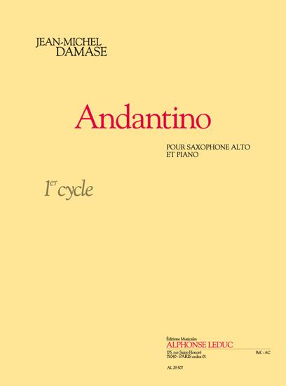 Andantino Alto Sax/Pno