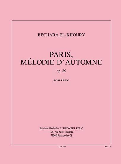 Paris Melodie Dautomne Op 69