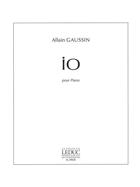 Allain Gaussin: Io (Piano solo)