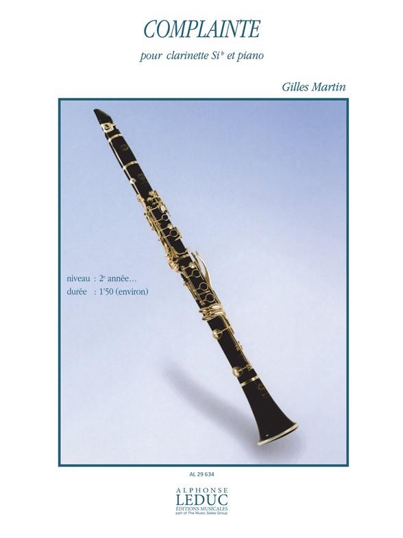 Gilles Martin: Complainte (Clarinet & Piano)