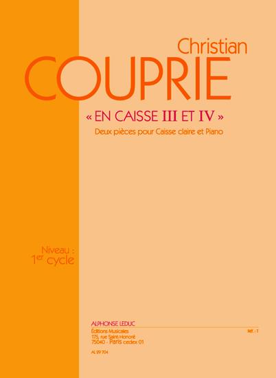 Christian Couprie: En Caisse No.3 & No.4 (Percussion(s) & Piano)