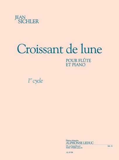 Sichler: Croissant de lune (cycle 1) (1'15'') pour flûte et piano
