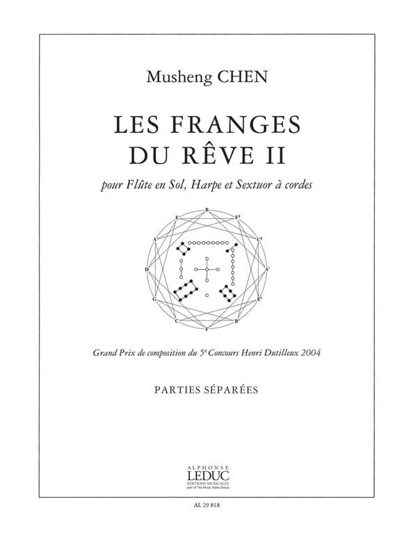 Chen Musheng Les Franges Du Reve Ii Flute & Harp & Strings Parts